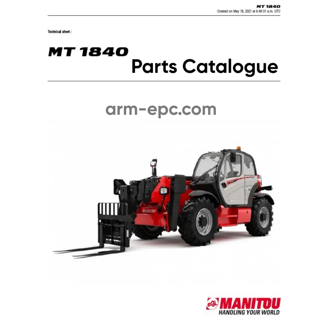 Manitou Raknor Parts Manuals