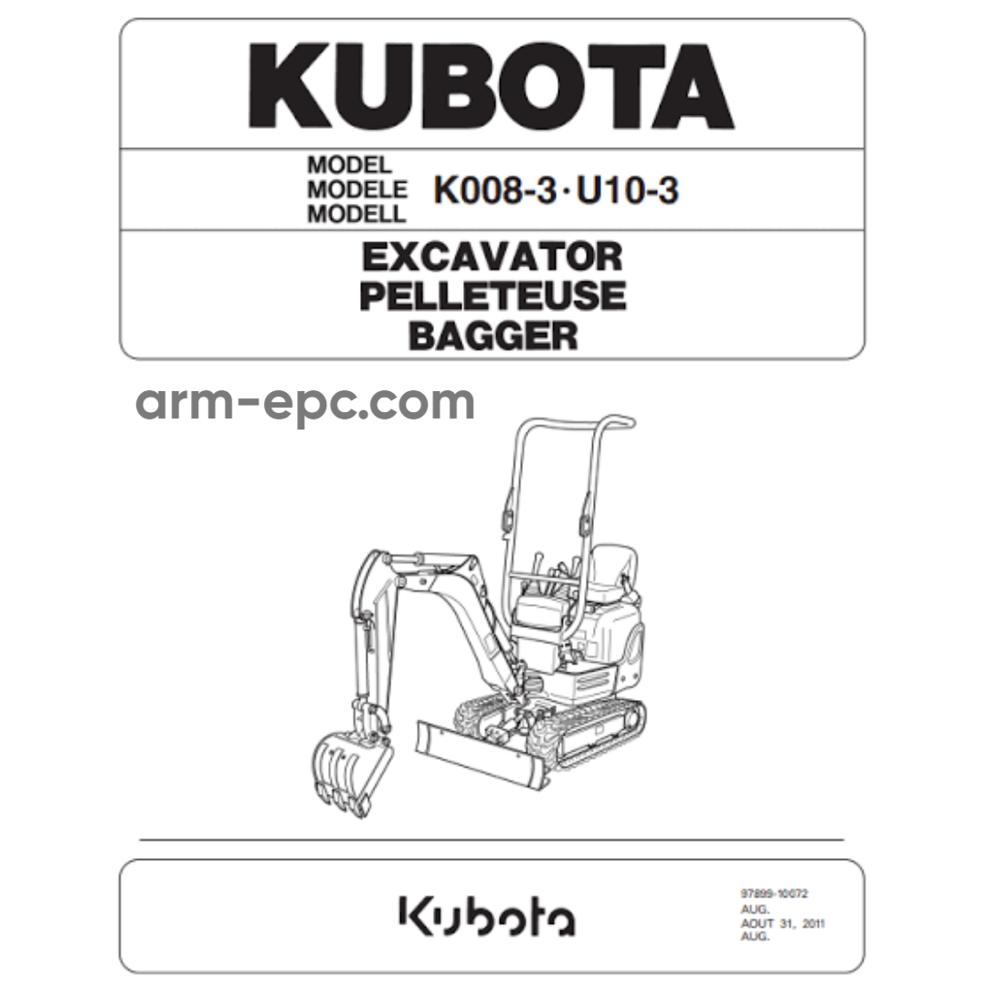 Kubota Parts Manuals