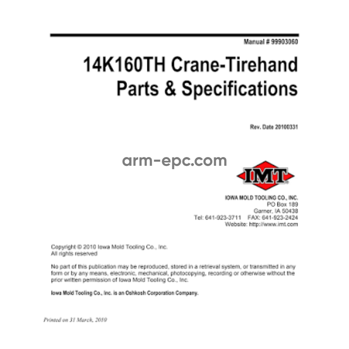 Tirehand Manuals
