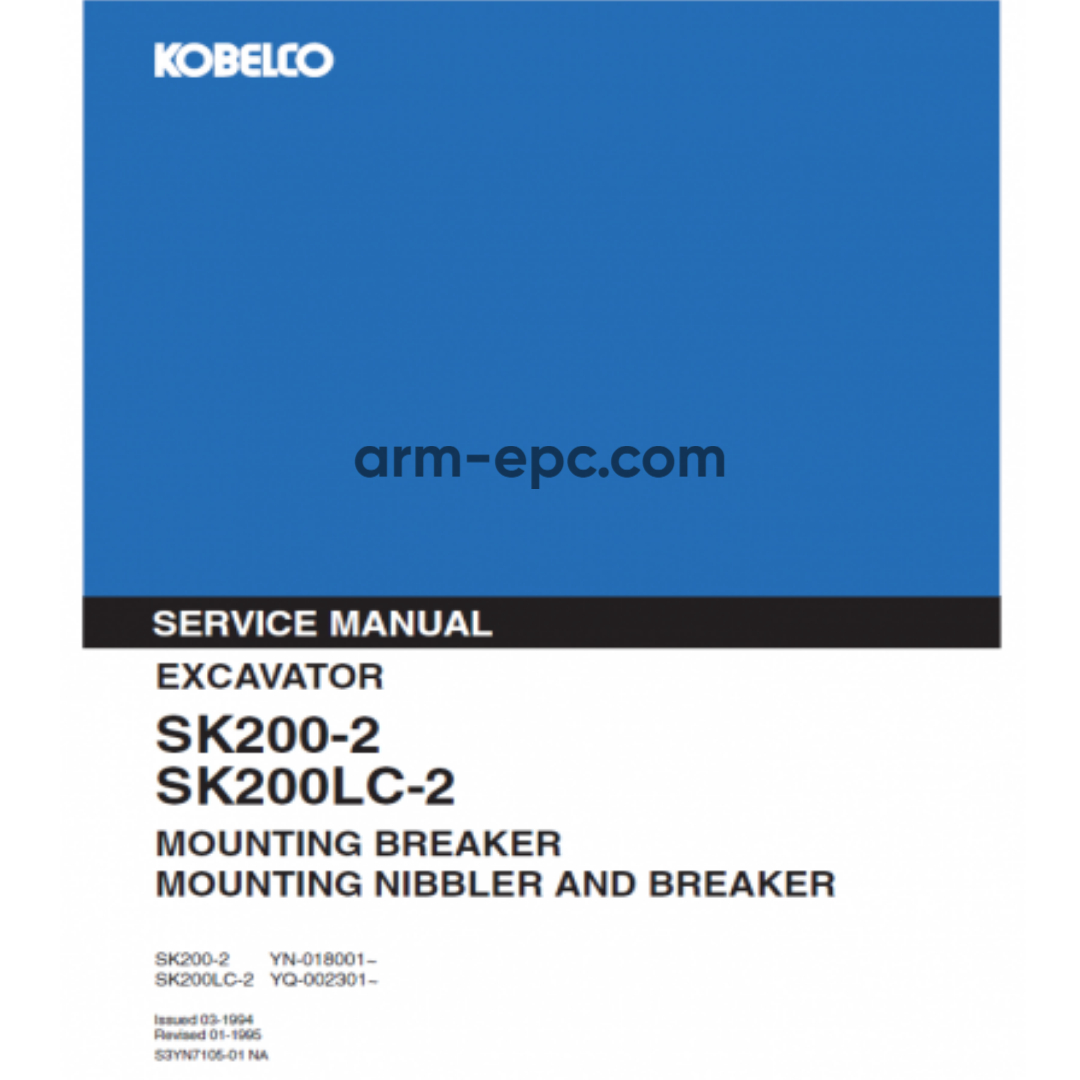 Kobelco Parts Manuals