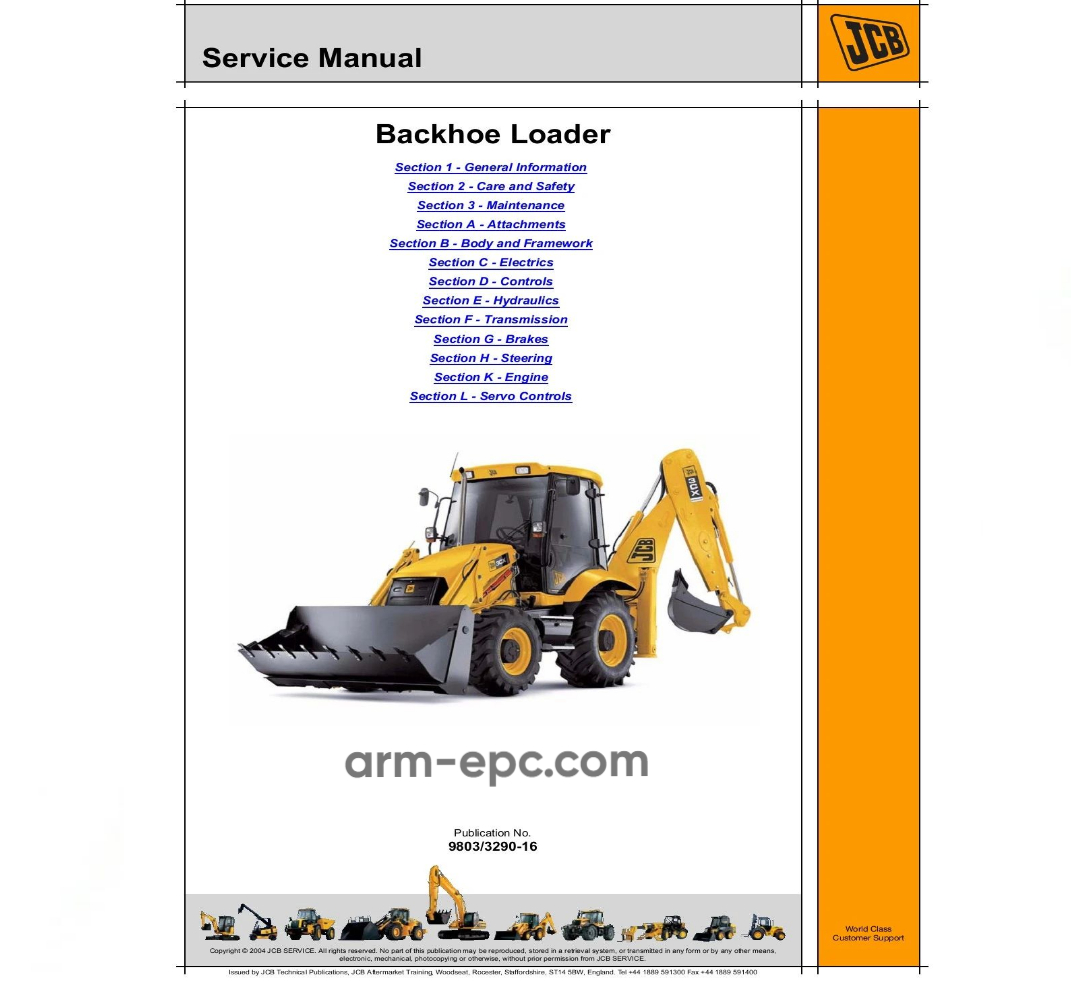 JCB Service Manuals