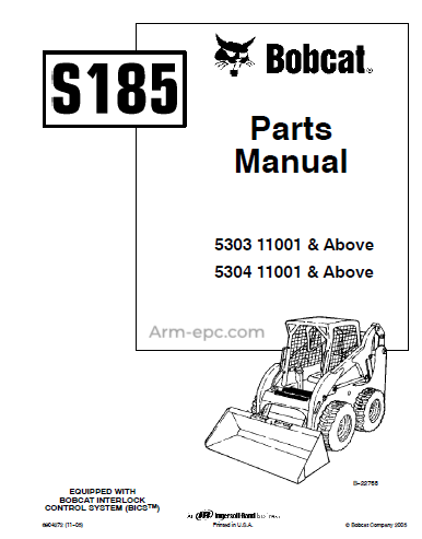 Bobcat S185 Parts Manual