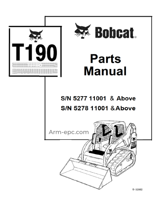 Bobcat T190 Parts Manual