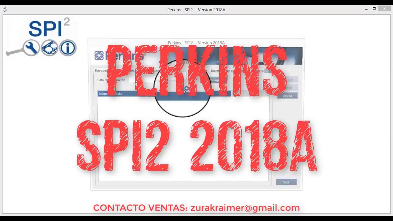 Perkins SPI2 Electronic Parts Catalog (EPC) 2018A